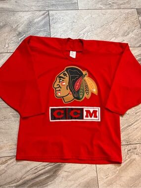 Vintage CCM Red Hockey Jersey